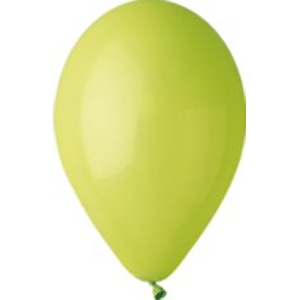 Balónky pastelové světle zelené - 1ks