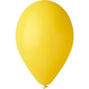 Balónky pastelové žluté - 1ks