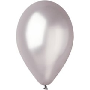 Balónky metalické stříbrné - 1ks