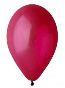 Balónky pastelové bordó - 1ks